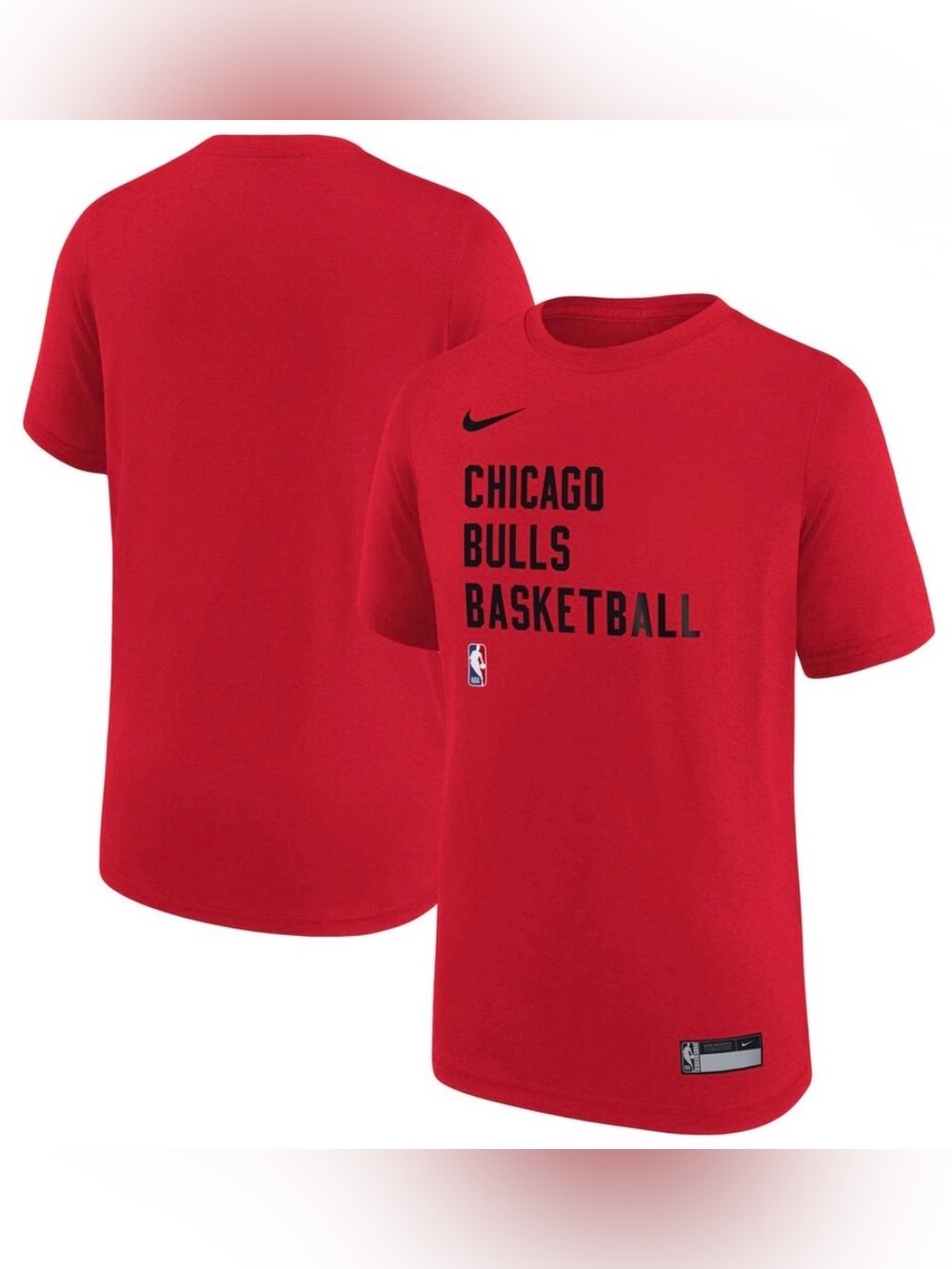 Nike Chicago Bulls Basketball Dri-FIT Red Men’s T-Shirt XXL NWOT